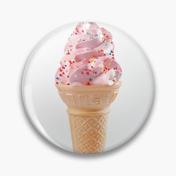 Item preview, icecream ice cream pink rainbow sprinkles soft serve cone cake yum sweet treat designed and sold by bunnylover4life.