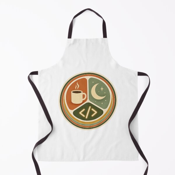 Item preview, Retro Eat Sleep Code Coffee Badge Minimalist Tech Sticker designed and sold by NEL-BOX.