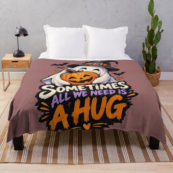Item preview, Sometimes All We Need Is a Hug – Cute Halloween Ghost. designed and sold by Endless7Art.
