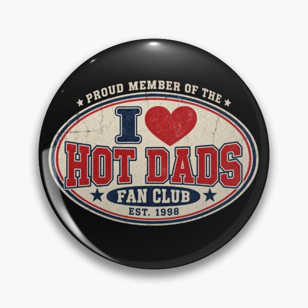 Item preview, I Love Hot Dads Fan Club 1998 Vintage Collegiate designed and sold by NiremmeeArt.
