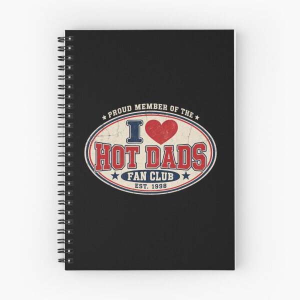 Item preview, I Love Hot Dads Fan Club 1998 Vintage Collegiate designed and sold by NiremmeeArt.