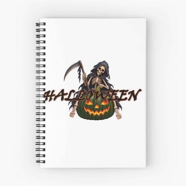 Item preview, halloween skeleton on pumpkin designed and sold by natalik2024.