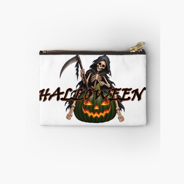 Item preview, halloween skeleton on pumpkin designed and sold by natalik2024.