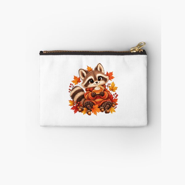 Item preview, Cute Autumn Raccoon with Pumpkin designed and sold by MySthore.