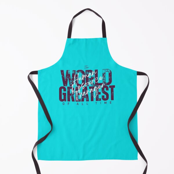 Item preview, World Greatest Human Resources Manager - Coworker Going Away Present For Him - Elegant Cyan designed and sold by Doiemacreations.