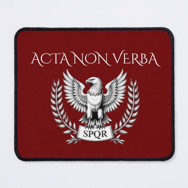 Item preview, Acta Non Verba – Deeds Not Words Latin Motto, Stoic Minimalist Design designed and sold by semenol.