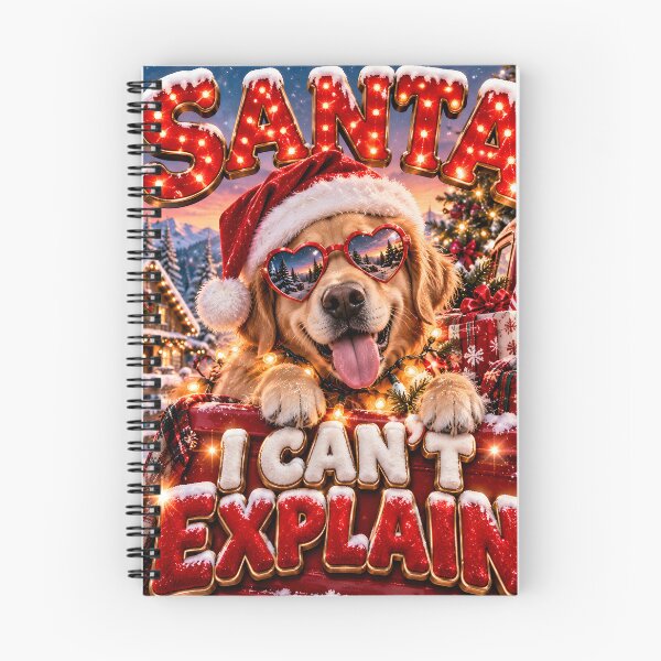 Item preview, Funny Santa Dog I Can't Explain Christmas Golden Retriever designed and sold by Fotografin1981.