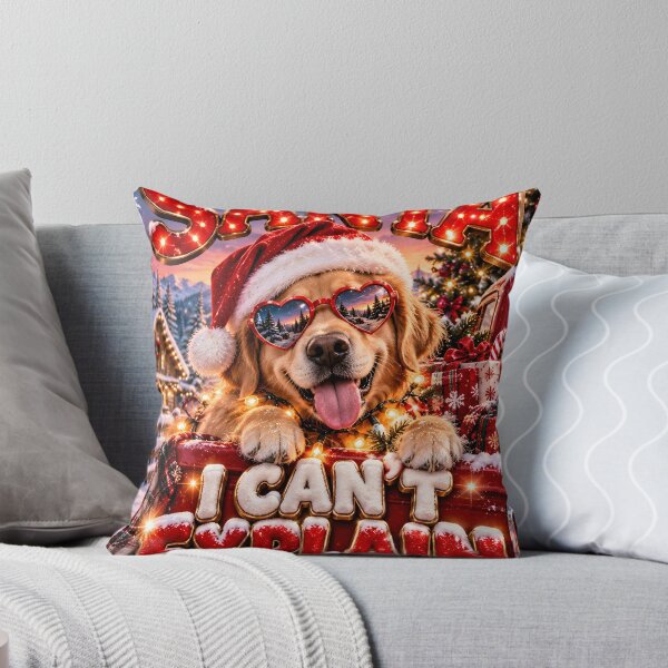 Item preview, Funny Santa Dog I Can't Explain Christmas Golden Retriever designed and sold by Fotografin1981.