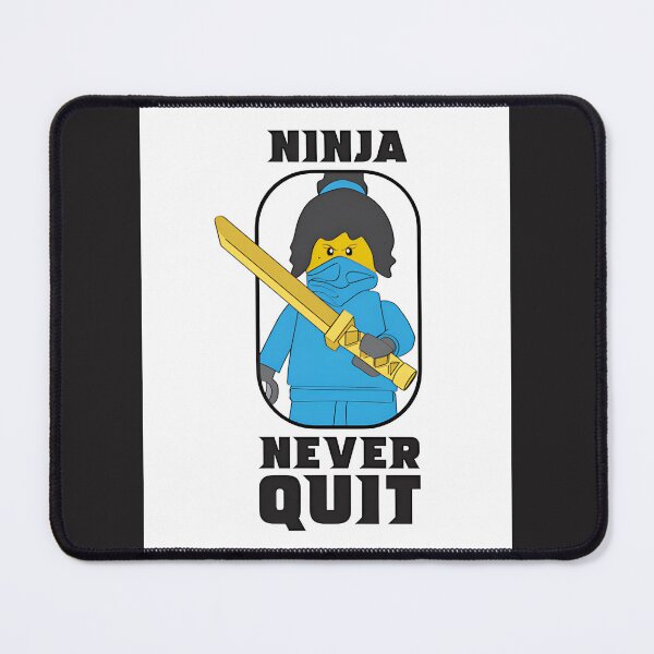 Item preview, Nya Green Ninja Inspired Fan Art Motivational Design Never Quit designed and sold by Biswanath Kar.