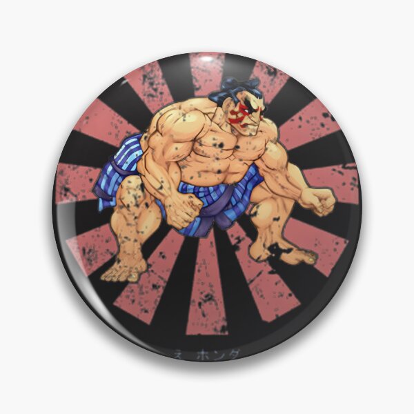 Item preview, E Honda Retro Japanese Street Fighter Vintage Style Design designed and sold by Ramlakhan1990.