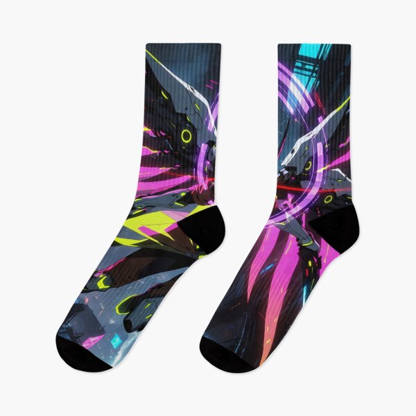 Item preview, Cyber Angel Flying High in Neon Light  designed and sold by SabaMirzique.