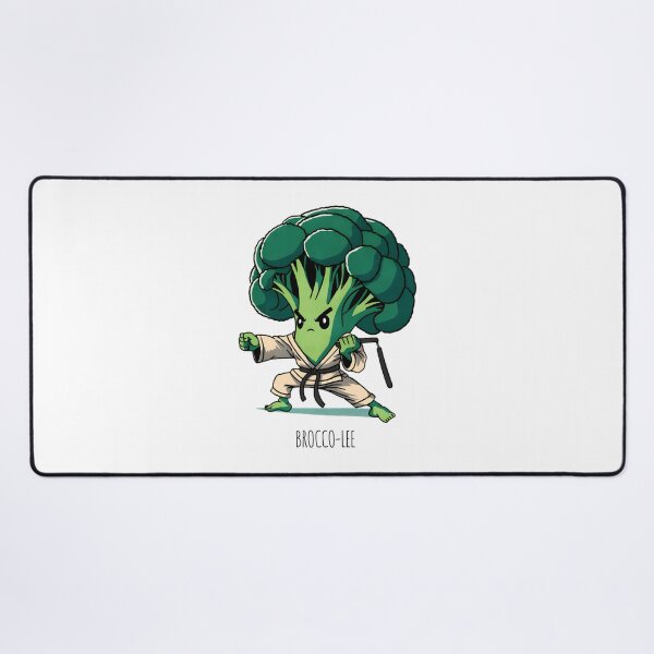 Item preview, Broccoli Character Inspired by Martial Arts Legend - Fun and Playful Veggie Design designed and sold by Biswanath Kar.