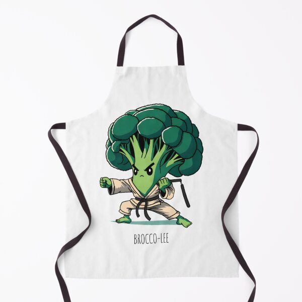 Item preview, Broccoli Character Inspired by Martial Arts Legend - Fun and Playful Veggie Design designed and sold by Biswanath Kar.