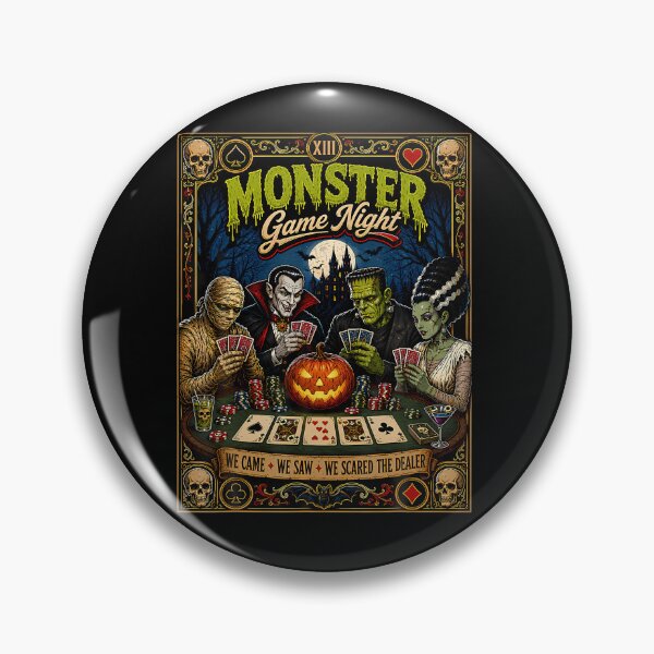 Item preview, Halloween Tarot Card Spooky Funny Monster Player Game Night designed and sold by Pider-Vampire.