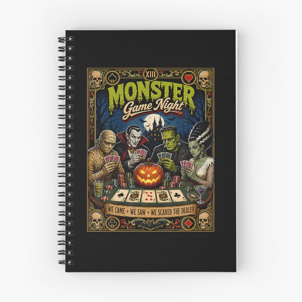 Item preview, Halloween Tarot Card Spooky Funny Monster Player Game Night designed and sold by Pider-Vampire.
