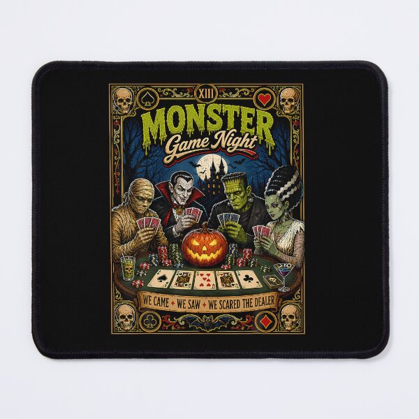 Item preview, Halloween Tarot Card Spooky Funny Monster Player Game Night designed and sold by Pider-Vampire.