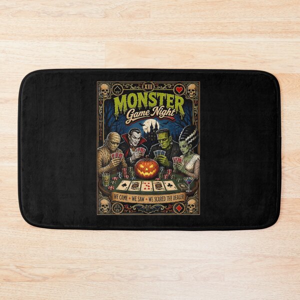 Item preview, Halloween Tarot Card Spooky Funny Monster Player Game Night designed and sold by Pider-Vampire.