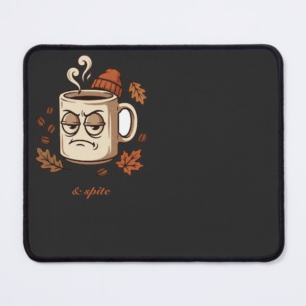 Item preview, Fueled by Coffee and Spite Grumpy Mug designed and sold by RetroThreadWorks.