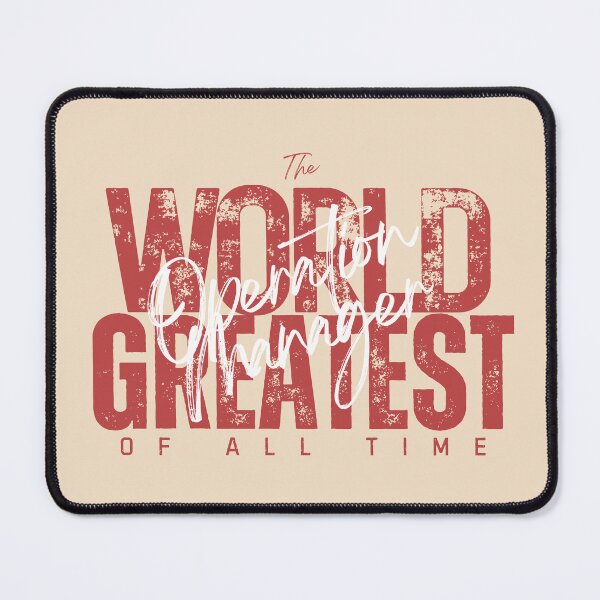Item preview, World Greatest Operation Manager - Commencement Present For Husband - Vintage Orange designed and sold by Doiemacreations.