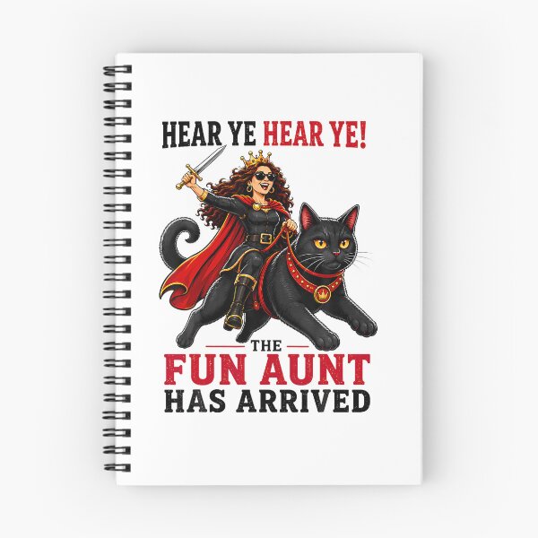 Item preview, Hear Ye Hear Ye The Fun Aunt Has Arrived Funny Aunt Cat designed and sold by Pider-Vampire.