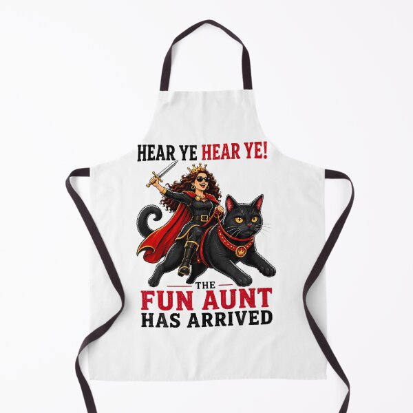 Item preview, Hear Ye Hear Ye The Fun Aunt Has Arrived Funny Aunt Cat designed and sold by Pider-Vampire.