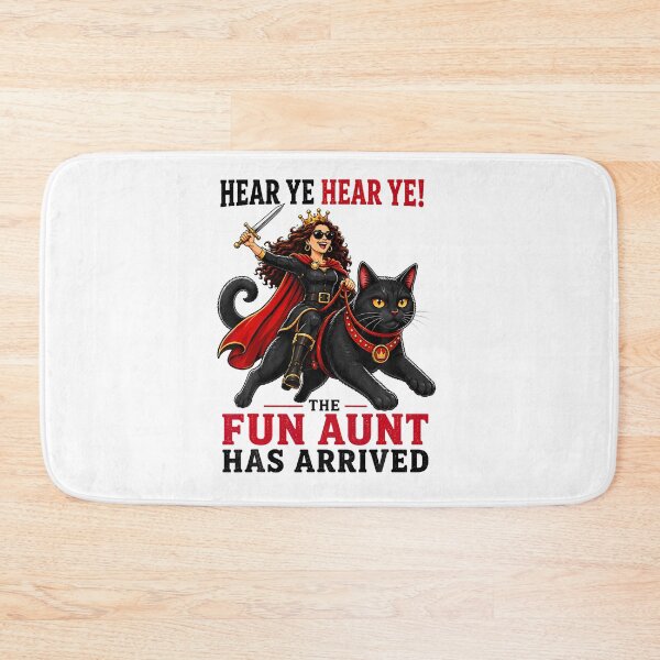 Item preview, Hear Ye Hear Ye The Fun Aunt Has Arrived Funny Aunt Cat designed and sold by Pider-Vampire.