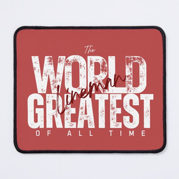 Item preview, World Greatest Lineman - Coworker Last Day Gift For Him - Bold Red designed and sold by Doiemacreations.