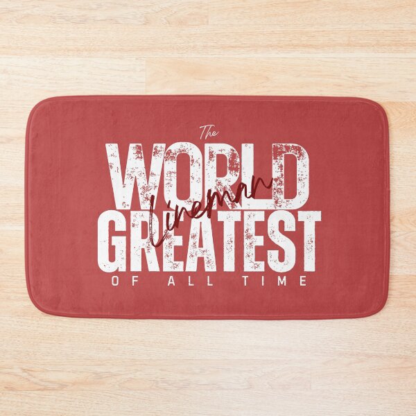 Item preview, World Greatest Lineman - Coworker Last Day  Gift For Him - Bold Red designed and sold by Doiemacreations.