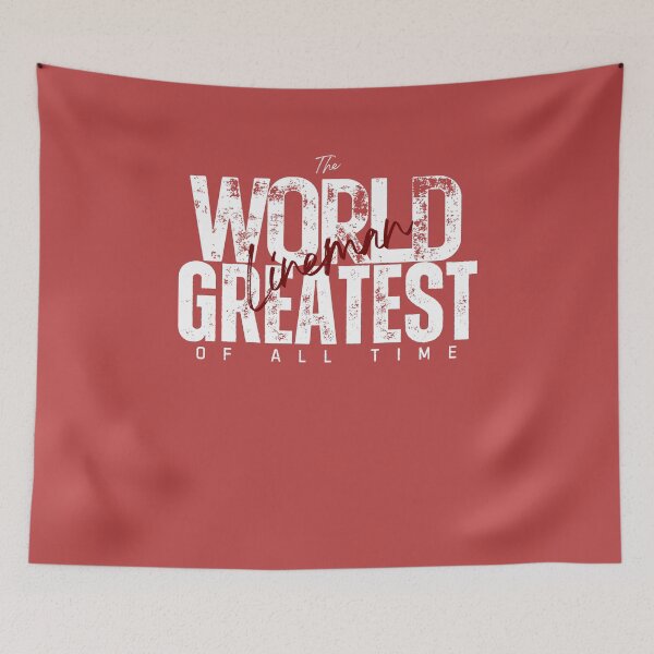 Item preview, World Greatest Lineman - Coworker Last Day  Gift For Him - Bold Red designed and sold by Doiemacreations.