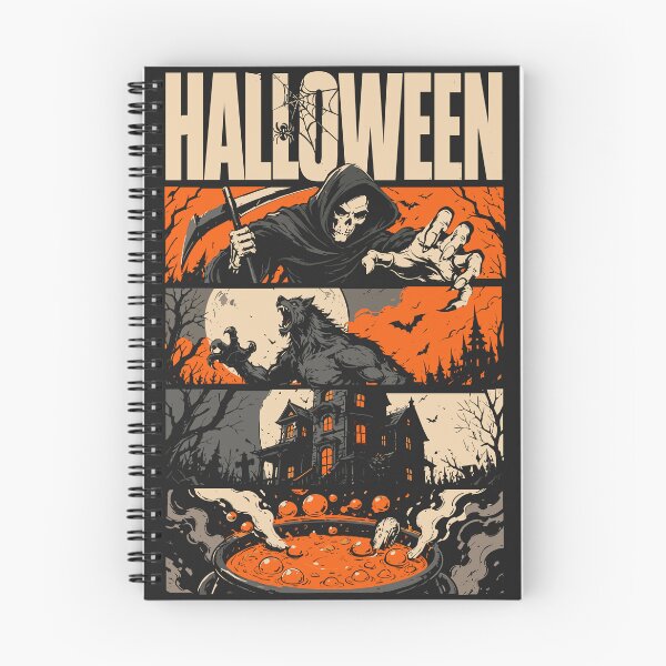 Item preview, Halloween Horror Movie Monsters - Spooky Mansion, Grim Reaper, Werewolf designed and sold by legendaryskins.