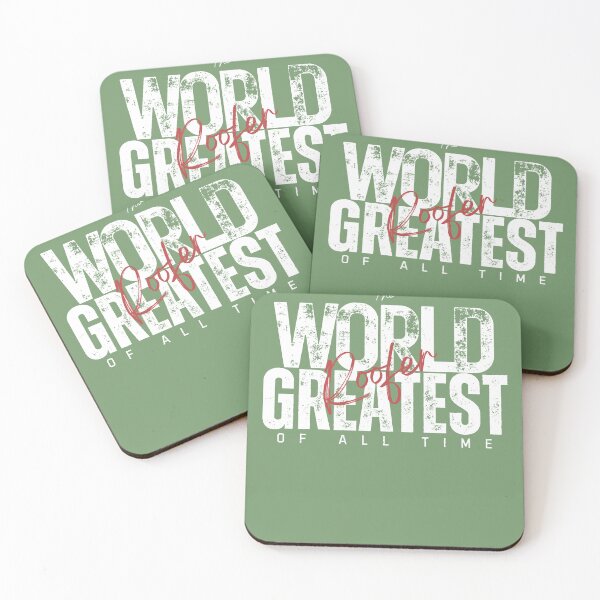 Item preview, World Greatest  Roofer - Coworker Career Change Gift For Coworker - Cool Green designed and sold by Doiemacreations.