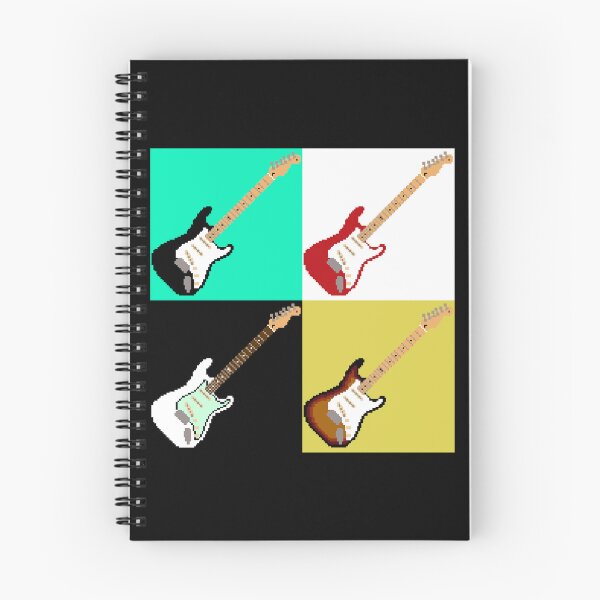 Item preview, Pixel Art Stratocaster Guitars - 8-Bit Retro designed and sold by OpenTabsDesigns.