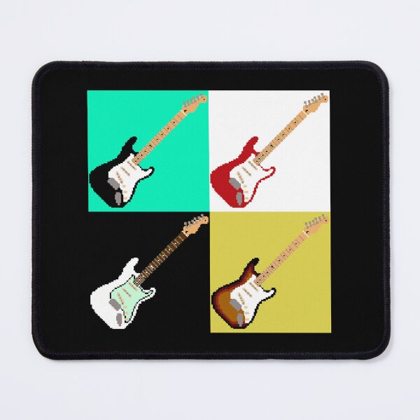 Item preview, Pixel Art Stratocaster Guitars - 8-Bit Retro designed and sold by OpenTabsDesigns.