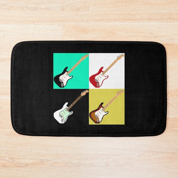 Item preview, Pixel Art Stratocaster Guitars - 8-Bit Retro designed and sold by OpenTabsDesigns.