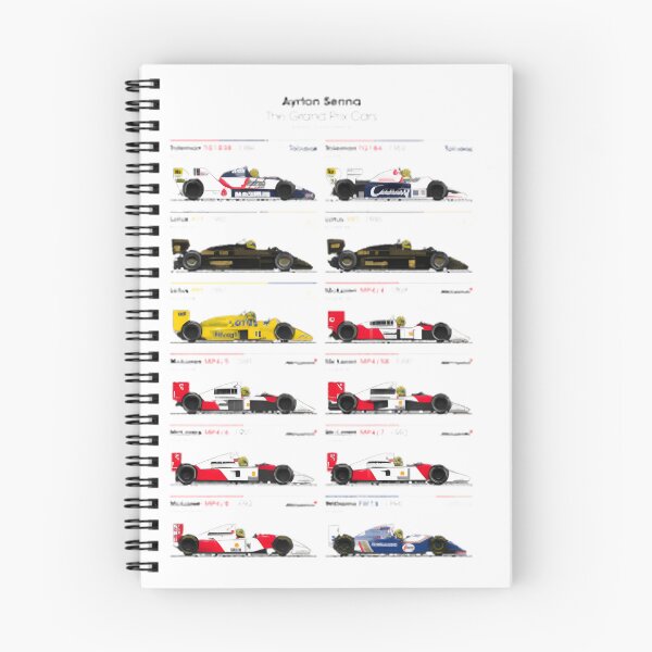 Item preview, Ayrton Senna Inspired Grand Prix Racing Cars Illustration designed and sold by Ramlakhan1990.
