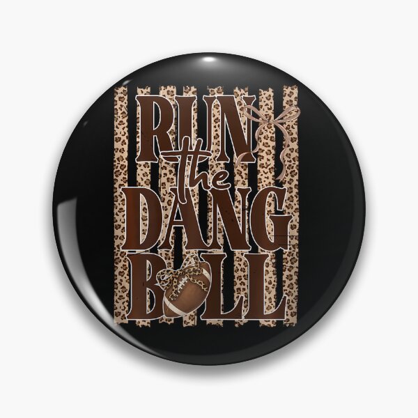 Item preview, Leopard Striped Run The Dang Ball Coquette Bow Football Mom designed and sold by Pider-Vampire.