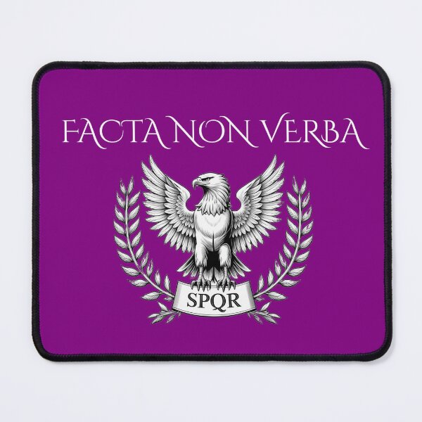 Item preview, Facta Non Verba – Deeds Not Words Latin Motto, Classical Stoic Quote designed and sold by semenol.