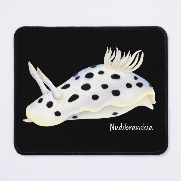 Item preview, Watercolor Sea Bunny Nudibranch Illustration designed and sold by Litely.