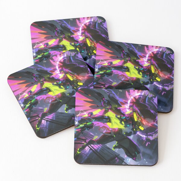 Item preview, Cyber Angel Flying High in Neon Light (V2) designed and sold by SabaMirzique.