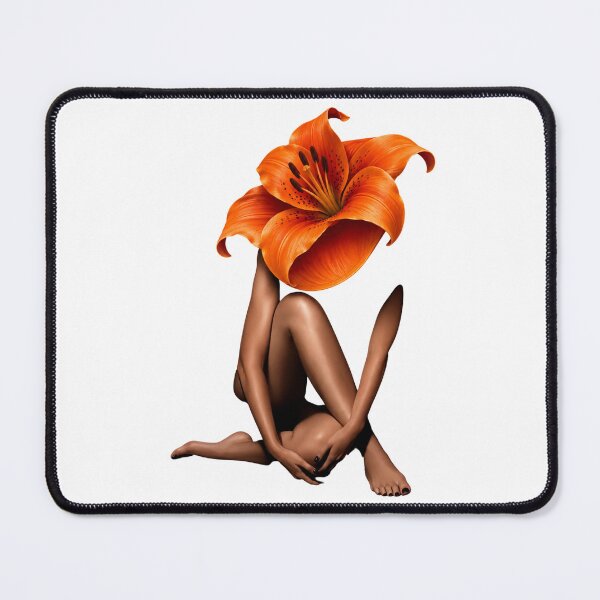 Item preview, Orange Lily Flower Head Surreal Art Design  designed and sold by LC&LCPlatform.