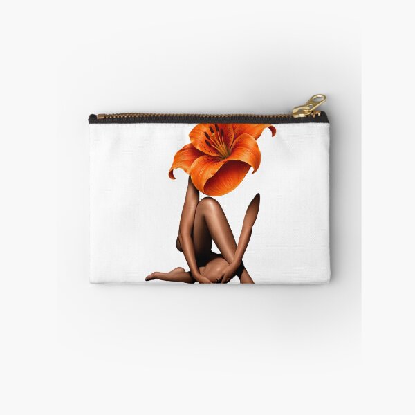 Item preview, Orange Lily Flower Head Surreal Art Design  designed and sold by LC&LCPlatform.