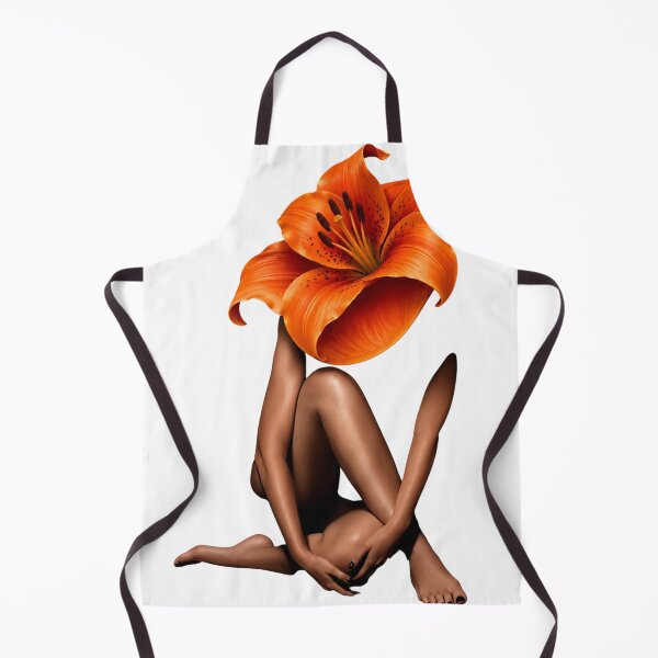 Item preview, Orange Lily Flower Head Surreal Art Design  designed and sold by LC&LCPlatform.