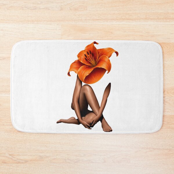 Item preview, Orange Lily Flower Head Surreal Art Design  designed and sold by LC&LCPlatform.