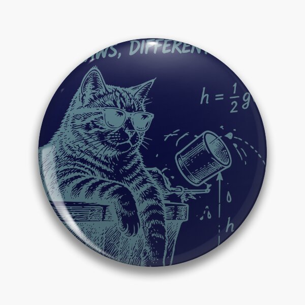 Item preview, Cats & Physics: Paws, Laws & Laughs designed and sold by awesome-loob.