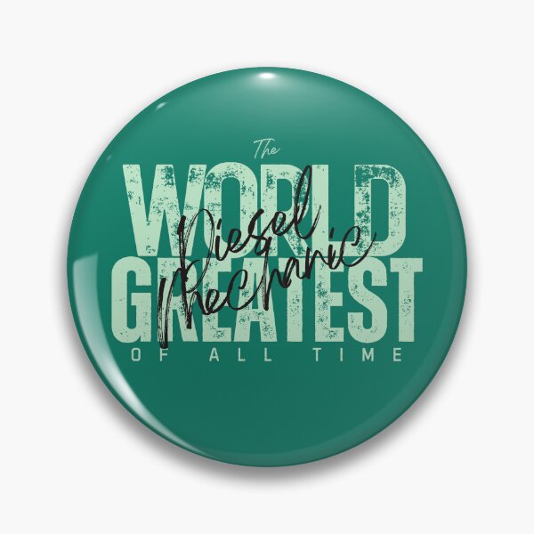 Item preview, World Greatest Diesel Mechanic - Promotion Success Gift For Husband - Dark Turquoise designed and sold by Doiemacreations.