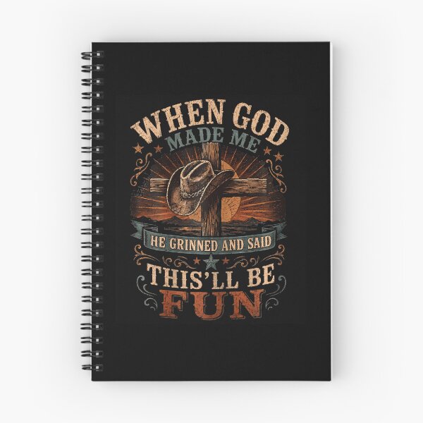 Item preview, When God Made Me He Grinned And Said Western Cowboy designed and sold by Pider-Vampire.