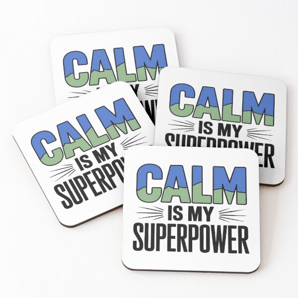 Item preview, Calm Is My Superpower Mountain Typography designed and sold by Aarvya Fashion Club ( A.F.C ).