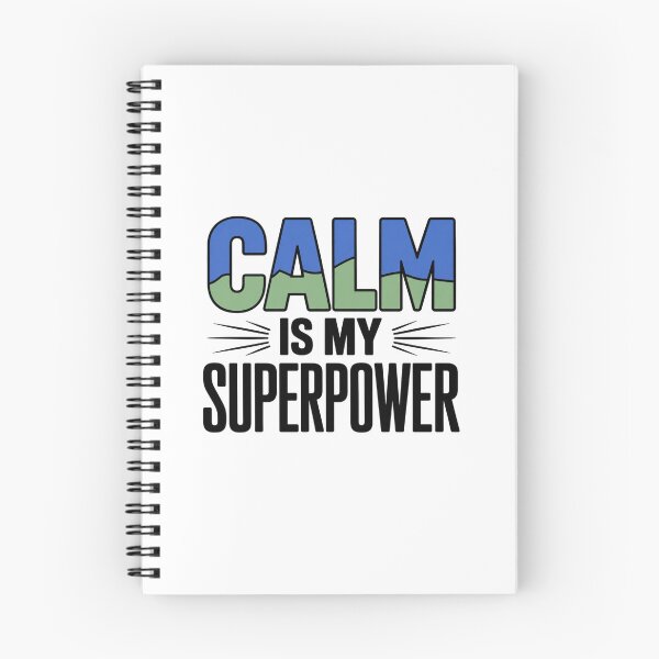 Item preview, Calm Is My Superpower Mountain Typography designed and sold by Aarvya Fashion Club ( A.F.C ).