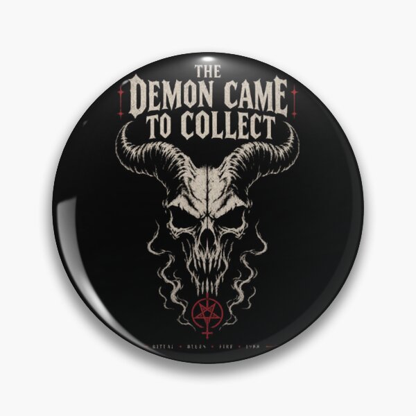 Item preview, The Demon Came To Collect - 1988 Occult Metal designed and sold by NiremmeeArt.