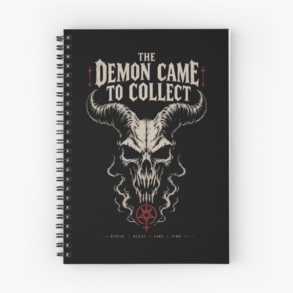 Item preview, The Demon Came To Collect - 1988 Occult Metal designed and sold by NiremmeeArt.